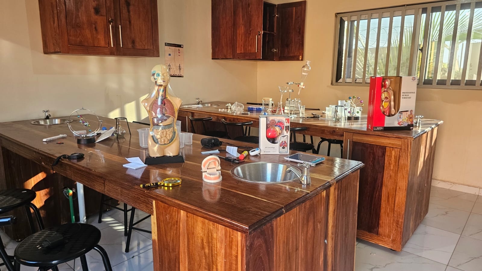 MGIS laboratory prepared for practical science learning